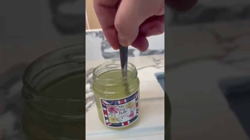 how to clean a jar of honey f0