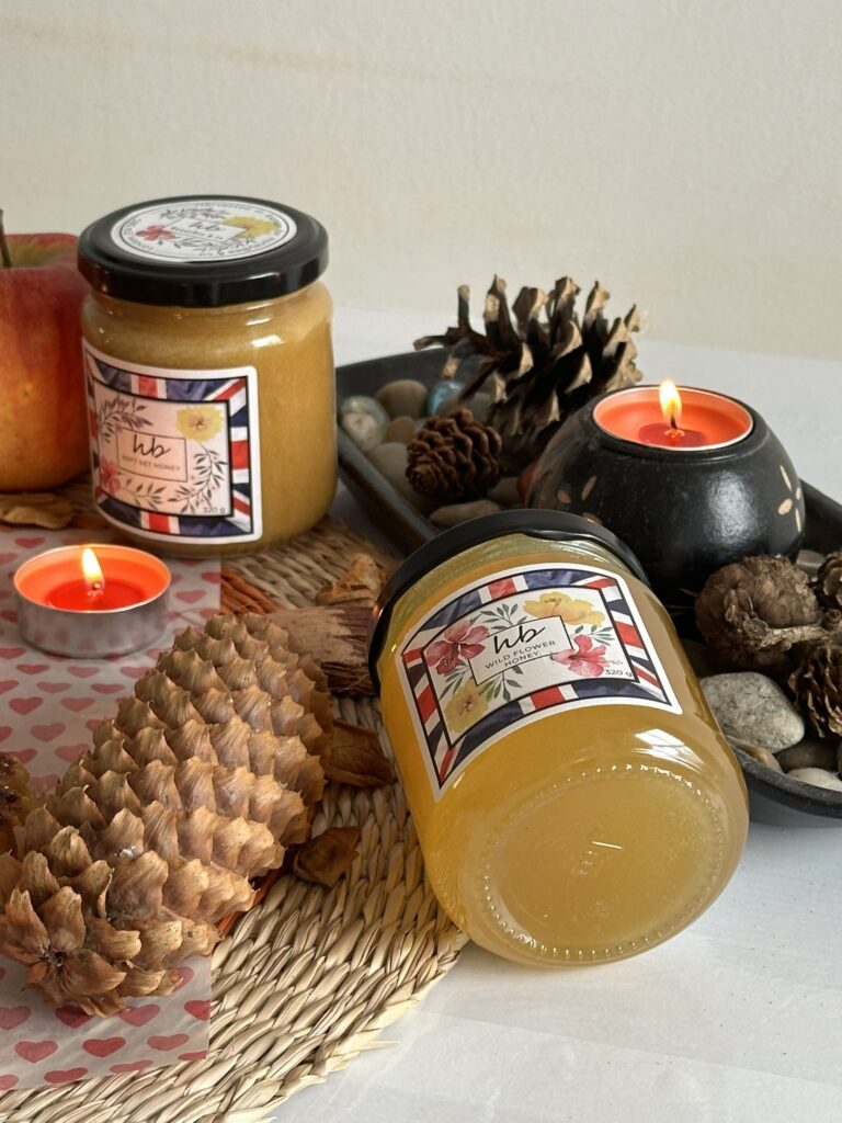 Autumn Honey Jars