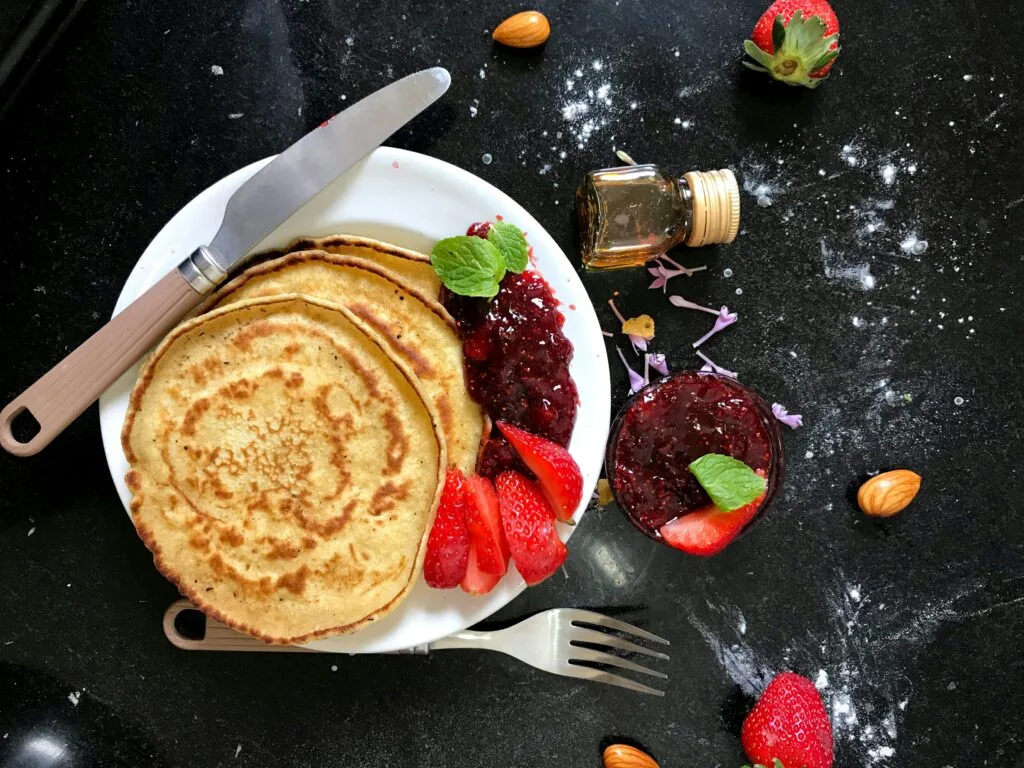 Syrups & Sweeteners: Raw Honey 5 Pancakes with honey