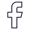 Facebook “f” logo icon.