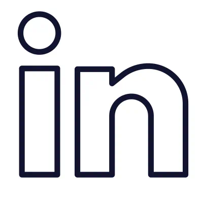 LinkedIn “in” logo icon
