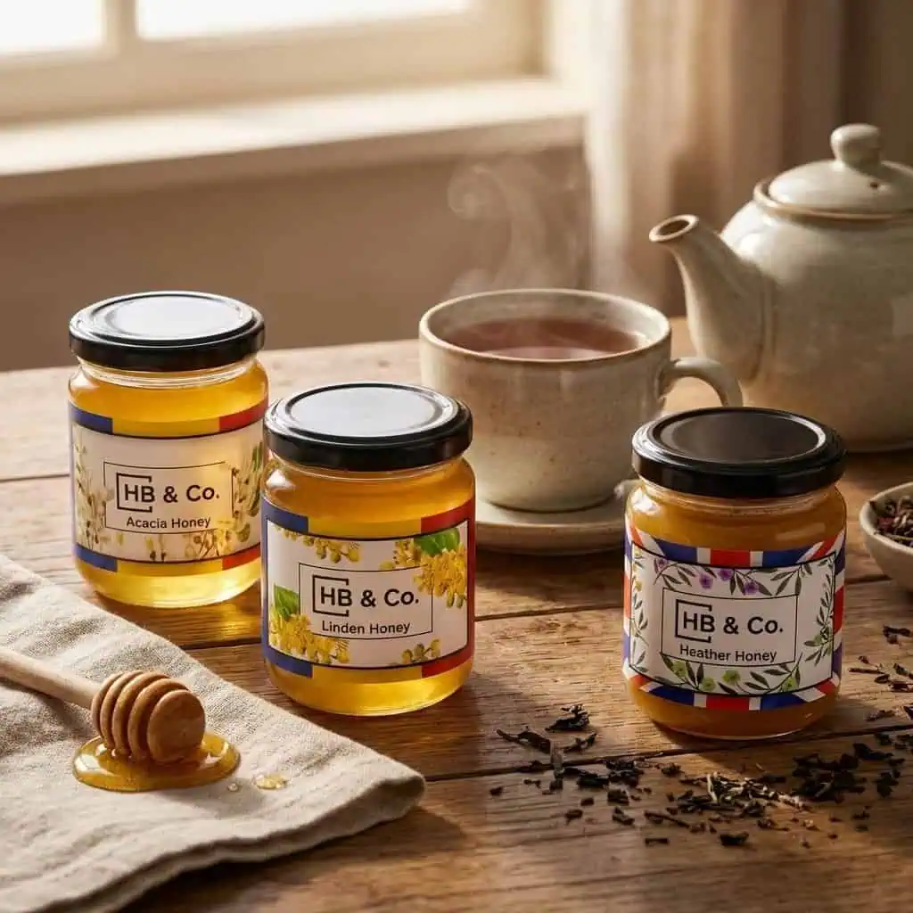 Set regalo al miele 9 Selezione di miele per gli amanti del tè